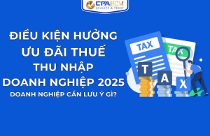 ĐIỀU KIỆN HƯỞNG ƯU ĐÃI THUẾ THU NHẬP DOANH NGHIỆP 2025: DOANH NGHIỆP CẦN LƯU Ý GÌ?